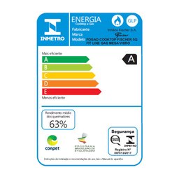 Cooktop Fit Line Fischer 5 Bocas Vidro Preto Chama Rápida Bivolt 26343 - 4