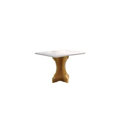 Conjunto Sala de Jantar Geovana Mesa com Vidro e Cadeiras Madeira Maciça - 3