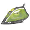 Ver imagem 4 de Ferro de Passar a Vapor Arno Ecogliss FEC1, Com Base Cerâmica, Verde/Cinza - 110V