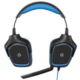 Headset Gamer Logitech G430, Surround Sound 7.1 - Preto/Azul - 3