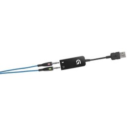 Headset Gamer Logitech G430, Surround Sound 7.1 - Preto/Azul - 4