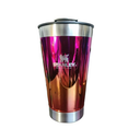 Ver imagem 1 de Copo Térmico 473ml com Tampa e abridor Cores Metálicas Degradê Titanium vermelho