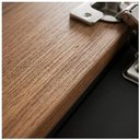 Ver imagem 5 de Armário Alto Credenza com Nicho Workstart Nogal Sevilha/Preto 21415