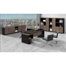 Armário Alto Credenza com Nicho - WEBSTART- NOGAL SEVILHA/PRETO - 21415 - 3