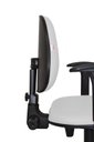 Ver imagem 4 de Cadeira Giratoria Zeus Executiva Back System - Couro Sintetico Corano - Branco
