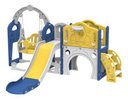 Ver imagem 1 de Playground Infantil 6 em 1 Parquinho 224cm Escorregador:azul