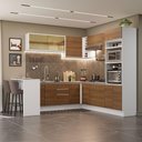 Ver imagem 1 de Cozinha Completa 504001 Com Armário E Bancada Branco/Rustic
