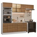 Ver imagem 2 de Armário de Cozinha Completa 270 cm Branco/Rustic Stella Madesa 13