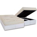 Ver imagem 1 de Conjunto Box Baú Queen: Colchão Espuma Luckspuma D45 Gran Luck Floral Pró Saúde + Base Crc