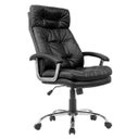 Ver imagem 1 de Cadeira Presidente Pelegrin PEL-7613 em Couro Pu Preta