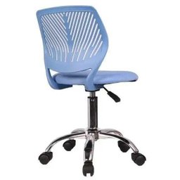 Cadeira Secretária Kids Pelegrin Pel-3300 Tela Mesh Azul - 4