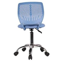 Cadeira Secretária Kids Pelegrin Pel-3300 Tela Mesh Azul - 5