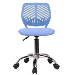 Cadeira Secretária Kids Pelegrin Pel-3300 Tela Mesh Azul - 2