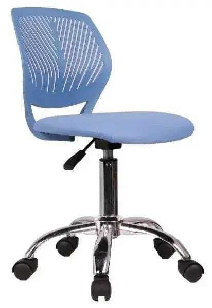 Cadeira Secretária Kids Pelegrin PEL-3300 Tela Mesh Azul - 1