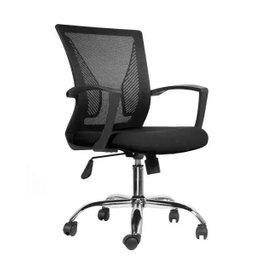 Cadeira Diretor Pelegrin PEL-0201 Tela Mesh Preta - 1