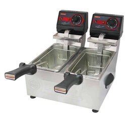 Fritadeira Elétrica Frita Fácil 2 Cubas 3 Litros Inox 220V Cotherm - 2