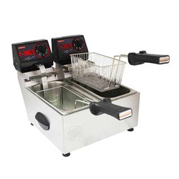 Fritadeira Elétrica Frita Fácil 2 Cubas 3 Litros Inox 220V Cotherm - 3