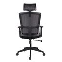 Ver imagem 4 de Cadeira Presidente Pelegrin Pel-2180 Tela Mesh Preta