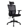 Cadeira Presidente Pelegrin Pel-2180 Tela Mesh Preta - 3