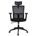 Ver imagem 1 de Cadeira Presidente Pelegrin Pel-2180 Tela Mesh Preta