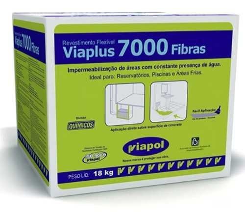 Viaplus 7000 Fibras Caixa 18kg + Broxa Brinde! - 1