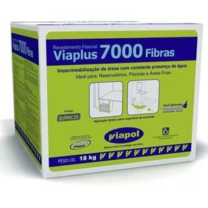 Viaplus 7000 Fibras Caixa 18kg + Broxa Brinde!