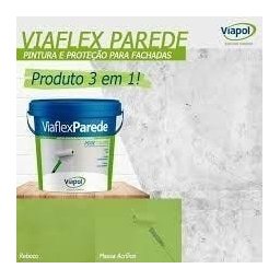 Viaflex Para Parede Galão De 3,6kg Branco - Viapol Vedapren - 3