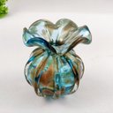 Ver imagem 3 de Murano Trouxinha Azul Céu Vaso 11cm Decoração Vasinho P
