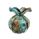 Ver imagem 1 de Murano Trouxinha Azul Céu Vaso 11cm Decoração Vasinho P