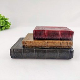 Enfeite Suporte Porta Livros Biblioteca 20x13x9cm Decoração - 6