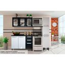 Ver imagem 1 de Cozinha Modulada Completa Evidence 4 Peças (1 Armário + 1 Balcão + 1 Paneleiro + 1 Complemento) C4P4