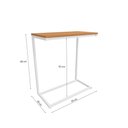 Ver imagem 3 de Mesa de Apoio Kappesberg Canela/Branco
