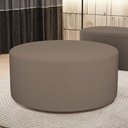 Ver imagem 2 de Puff Redondo Orgânico para Living 90cm Lola W01 Bouclê Bege - Lyam Decor