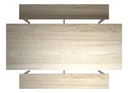 Ver imagem 3 de Conjunto Mesa para Refeitório 10 Lugares com Bancos Separados Cor:fresno/cinza Cristal