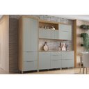 Ver imagem 1 de Cozinha Completa Marquesa 5 Peças (2 Aéreos + 1 Paneleiro + 2 Balcões) C6p40 Nature-verde -