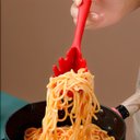 Ver mais imagens de Pegador de Massa Silicone Vermelho Grande | 10 Un