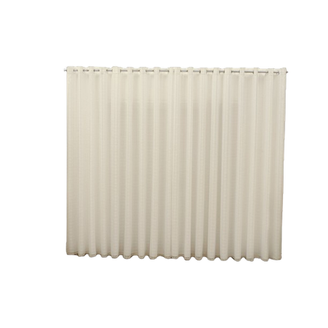 Cortina 4,00x2,30 Sala Quarto Cozinha Voil Forro Blackout:xadrez Bege
