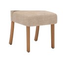 Ver imagem 4 de Conjunto: Mesa Sala Jantar Lins C/ Tampo Reto Madeirado 120x80cm e 4 Cadeiras Esther Nature/linho