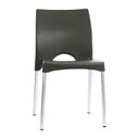 Ver imagem 1 de Cadeira de Jantar Boston Empilhável Pés de Aluminio Garden Life Cor Preto