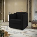 Ver imagem 3 de Poltrona Decorativa Tati Sala Recepção Escritório Salão de Beleza Clinica Consultório Quarto Suede P