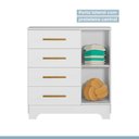 Ver imagem 6 de Quarto de Bebê com Berço Mini Cama Life e Cômoda Fly Tigus Baby