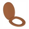 Tampa Vaso Assento Sanitário Oval Plástico Confortável Caramelo Astra Tpj/as - 2