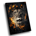 Ver imagem 1 de Quadro Lion Smoke Grande 118x78