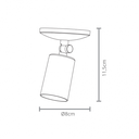 Ver imagem 5 de Spot Cannon Sobrepor MR11 Direcionável Preto Fosco Taschibra