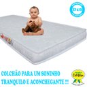 Ver imagem 4 de Colchão de Cama Infantil Baby Luxo Espuma D20 Branco 70x150cm