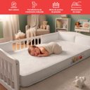 Ver imagem 4 de Colchão de Cama Infantil Baby Luxo Espuma D20 Branco 70x150cm