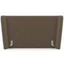 Ver imagem 2 de Cabeceira Cama Box King 195cm Nilo P05 Veludo Marrom - Lyam Decor