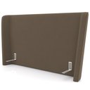 Ver imagem 5 de Cabeceira Cama Box King 195cm Nilo P05 Veludo Marrom - Lyam Decor