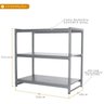 Estante de Aço Multiuso Modular Reforçada 58cm - Cinza - 3
