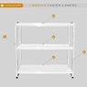 Estante de Aço Multiuso Modular Reforçada 58cm - Branco - 2